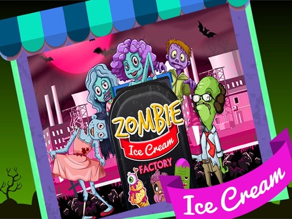 Zombie Ice Cream Factory Simulator - Learn how to make frozen snow cone,frosty icee popsicle and pops for zombies in this kitchen cooking game screenshot