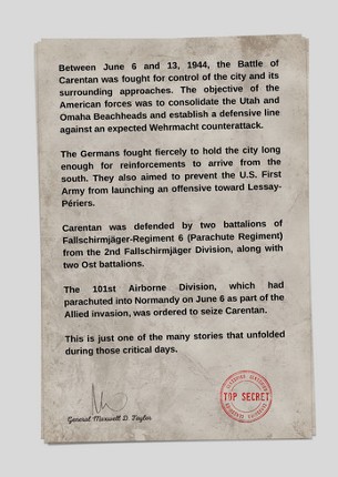 BATTLE OF CARENTAN screenshot