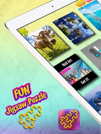 Fun Jigsaw Puzzle Free – Best Educational Match.ing Game for Kid's Brain Train screenshot