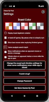 Chess By Post screenshot