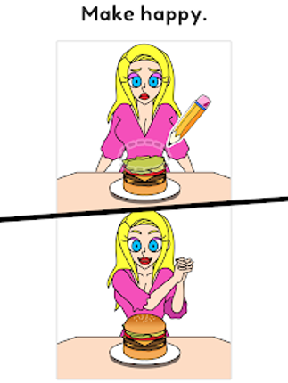 Draw Happy Beauty - draw games Image