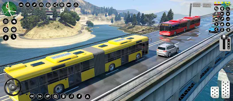 Driving simulator Bus Games screenshot