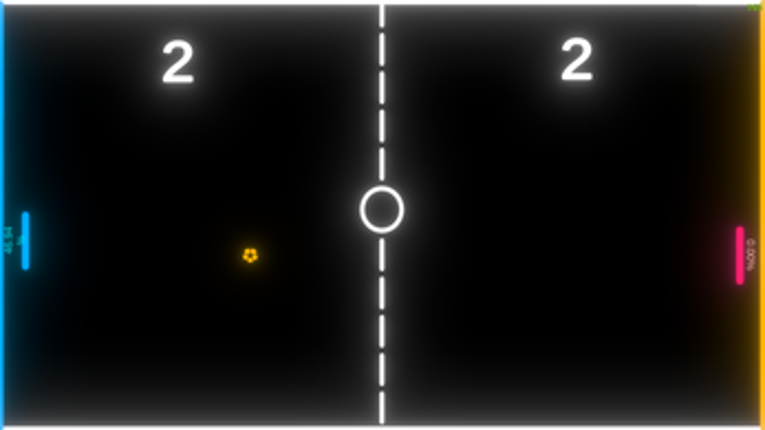 Glowing Pong screenshot