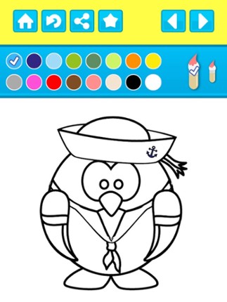 Penguin Coloring Book For Kids - My Eskimo Village Club Image