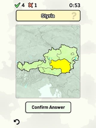 States of Austria Quiz screenshot