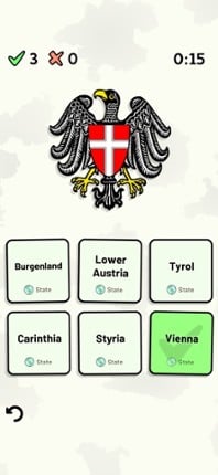 States of Austria Quiz screenshot