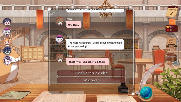 Adventurers Guild Receptionist screenshot