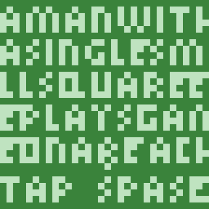 amanwithasinglesmallsquareeyeplaysagameonabeach Image