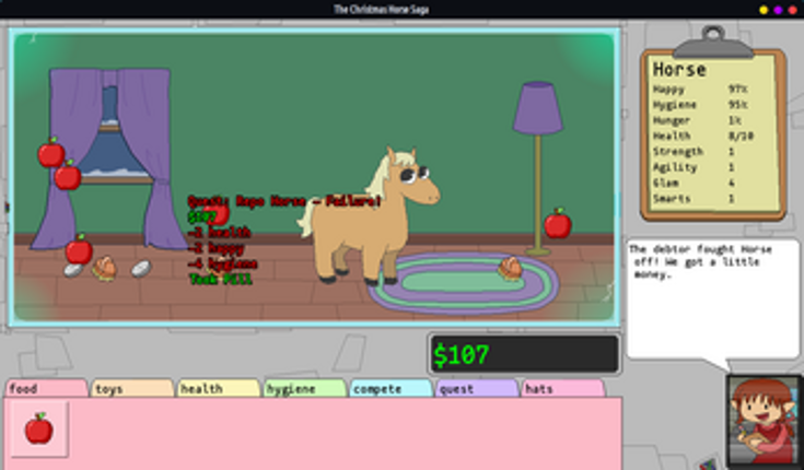 Christmas Horse Image