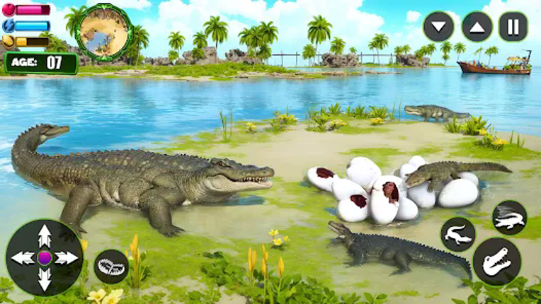 Angry Alligator Attack Sim 3D screenshot