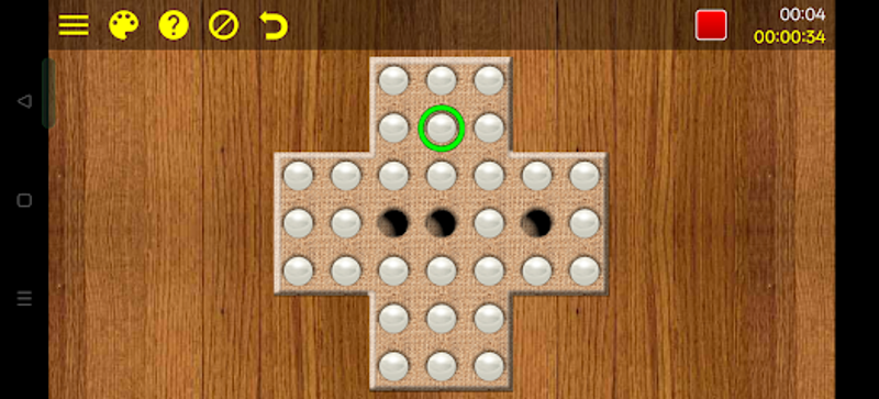 Marble Solitaire Puzzle screenshot