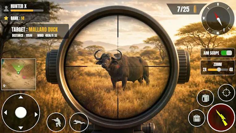 Wild Animal Sniper Shooting 3D Image
