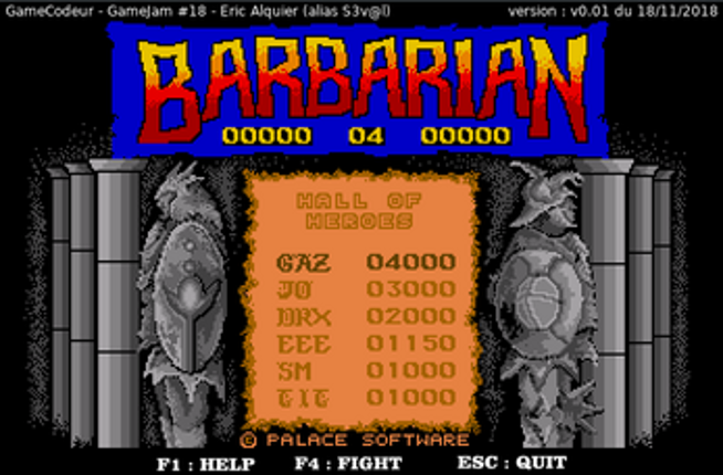 Barbarian (Atari ST) - Reloaded Image