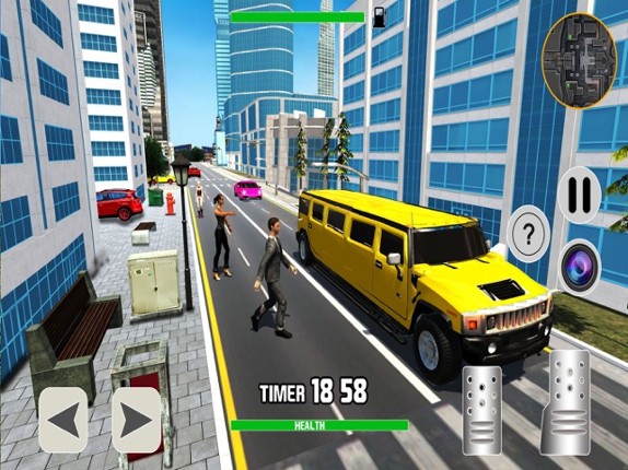 Limousine Taxi Driving 3D screenshot
