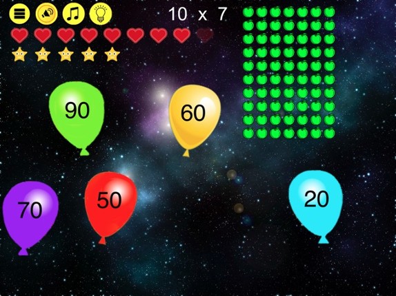 Times Tables Balloon Pop screenshot