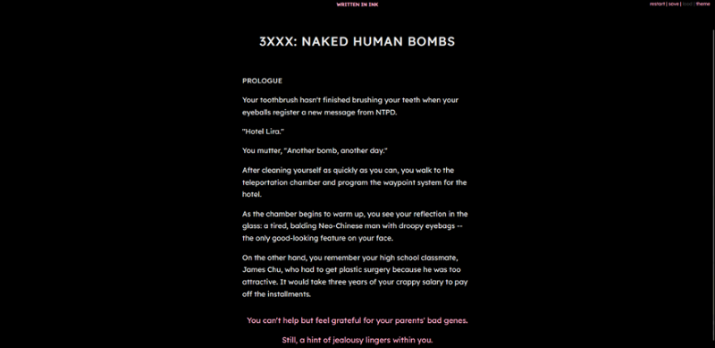 3XXX: NAKED HUMAN BOMBS Image