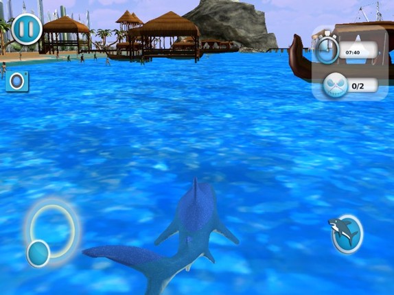 Angry Attack Shark-Revenge Of Killer Fish At Beach Image