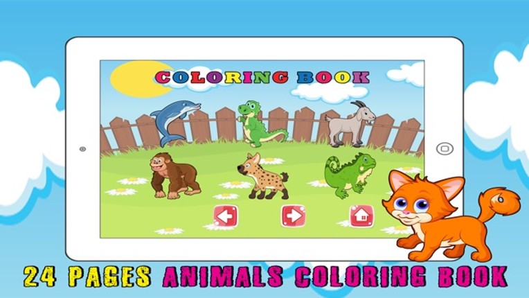 Animals Vocabulary Learning For Kids - 4 Fun Games screenshot