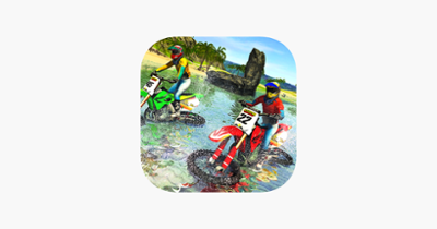 Beach Water Surfer Bike Racing - Motorbike Riding Image