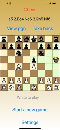Chess - pgn screenshot
