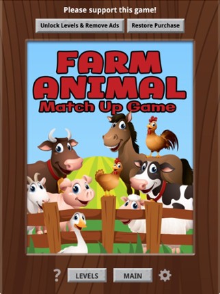 Farm Animal Match 3 Game screenshot