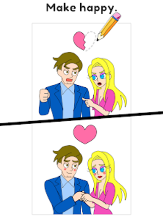 Draw Happy Beauty - draw games screenshot