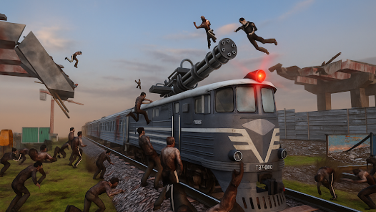 Train shooting - Zombie War screenshot