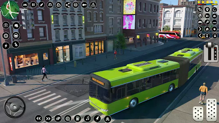 Driving simulator Bus Games screenshot