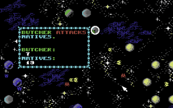 Advanced Space Battle (C64) Image