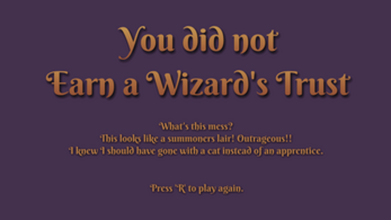 Earn a Wizard's Trust Image