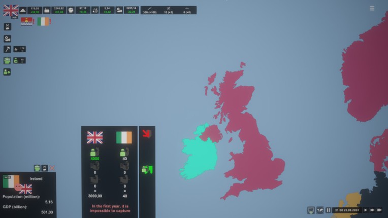 Simulator of Countries screenshot