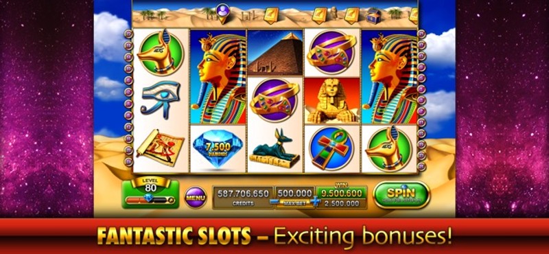 Slots - Pharaoh's Fire screenshot