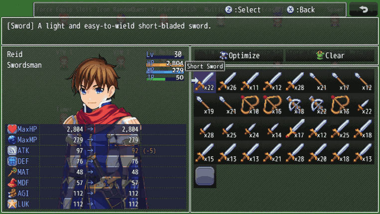 Visual Item Inventory plugin for RPG Maker MZ Image
