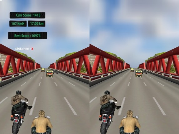 VR US ARMY MOTO RACER screenshot