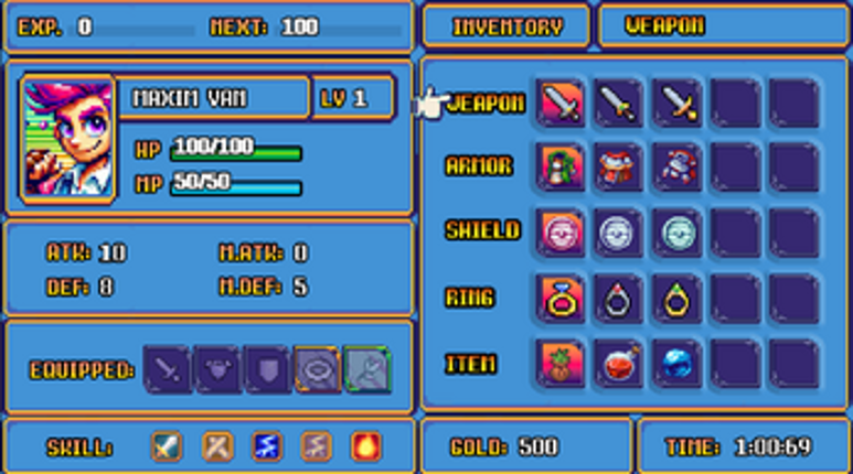All-in-One Action RPG Game System for GDevelop Image