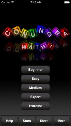 Conundra Math: a brain training number game for iPhone and iPad screenshot