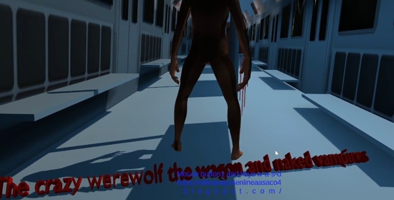 Crazy werewolf the wagon and naked vampires pc Game Cover