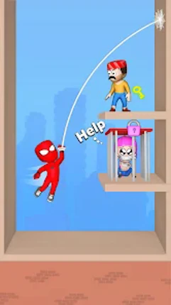 Web Flip Hero: Swing & Hit screenshot