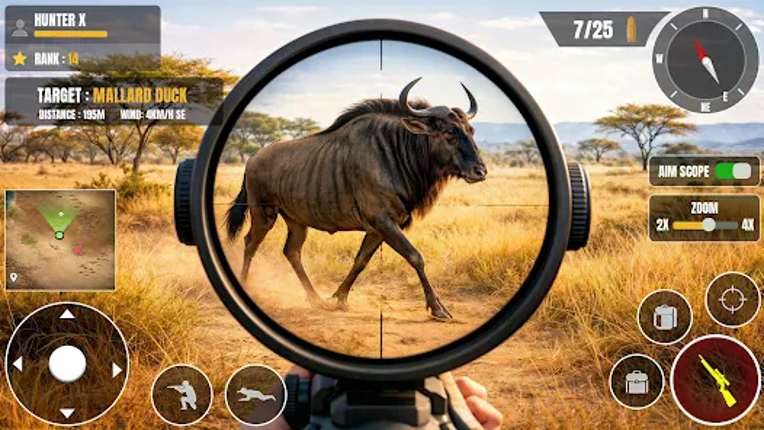 Wild Animal Sniper Shooting 3D screenshot