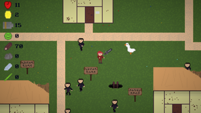 An aware guy in the past screenshot