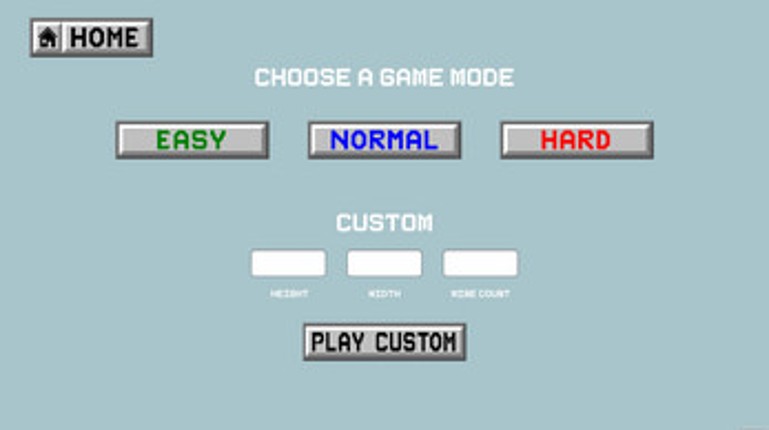 Custom Minesweeper screenshot
