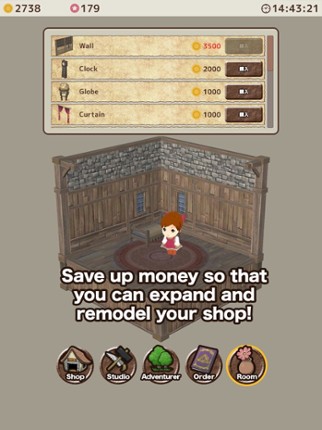 Item shop - crafting game screenshot