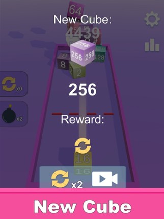 Merge2048 - shooting block 3D screenshot