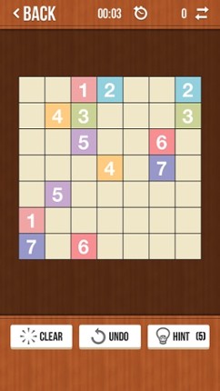 Number Link Free - Logic Path and Line Drawing Board Game screenshot