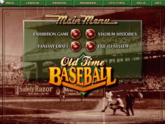 Old Time Baseball Image