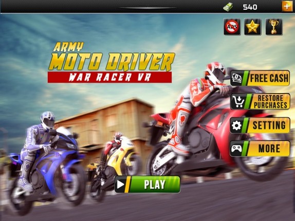 VR US ARMY MOTO RACER screenshot