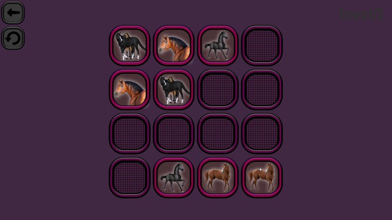 Animals Memory: Horses screenshot