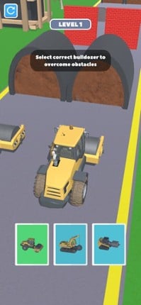 Bulldozer Race 3D Image