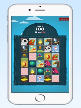 Cute Pair Up Card Memory Game - Seek and Find The Same Matching Picture Pairs Puzzle Games for Kids Image