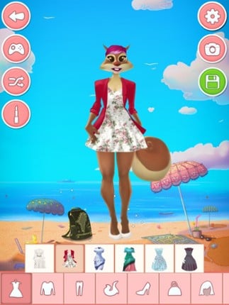 Fashion designer game - animal dress up salon screenshot